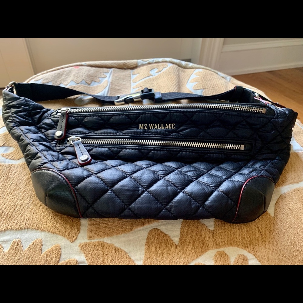 MZ Wallace black Crosby belt bag